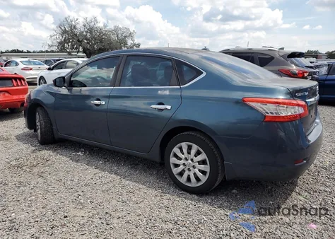 2015 Nissan Sentra S z USA, uszkodzony, nr VIN 3N1AB7AP7FY262876